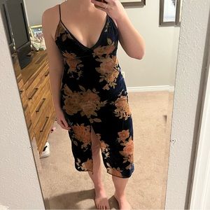 Lulus Floral Formal Midi Dress